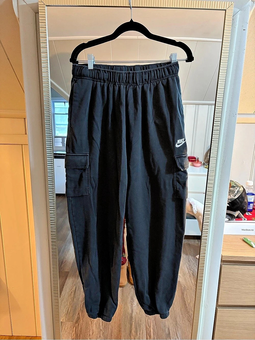 Nike Club Fleece Cargo Pants Men's Cargo Pants Black Medium